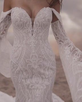 Bronson Boho Fit and Flare Bridal Gown Sottero and Midgley