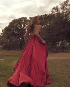 Scarlet red clearance bridesmaid