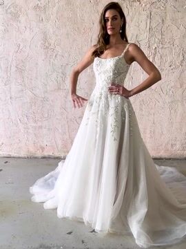 Louisa Plunging V-Back Beaded Bridal Dress | Maggie Sottero