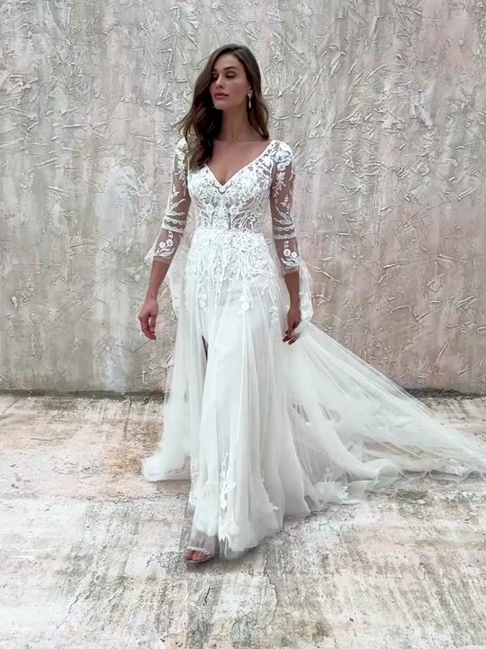 Ethereal Lace Reverie Gown