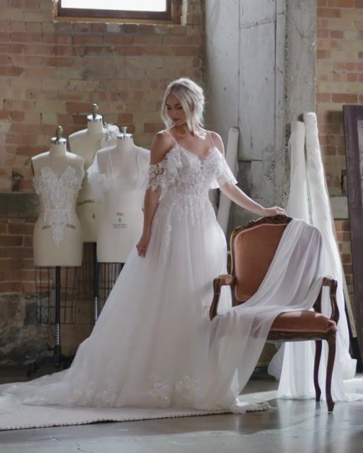 Pia 3 D Floral Lace Wedding Dress Maggie Sottero